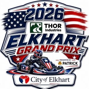 Elkhart Grand Prix 5K Run/Walk logo