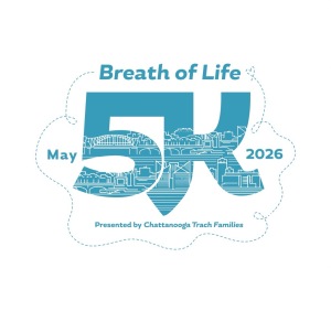 Trach Families presents Breath of Life 5K logo