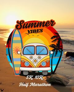 Run into Summer Vibes 5K, 10K, & Half Marathon homepage