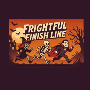 Frightful Finish Line - Halloween Run 5K, 10K, & Half Marathon logo