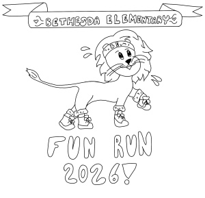 Bethesda Elementary School Fun Run 2026 logo