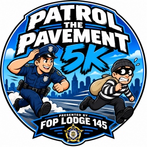Patrol the Pavement 5K logo