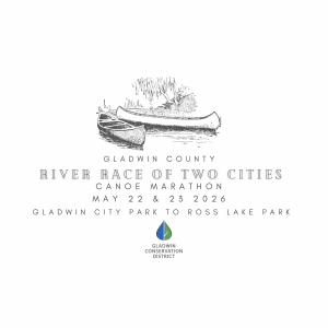 Gladwin County River Race of Two Cities 2026 logo