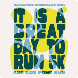 It’s a great day to run! 5k logo