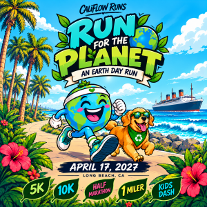 Run for the Planet -An Earth Day Run by CaliFlow Runs - 5K, 10K, Half Marathon homepage