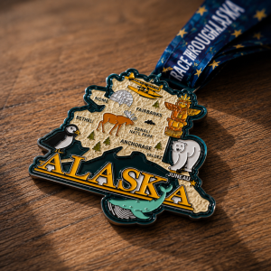 Race Through Alaska 1M, 5K, 10K, 13.1, 26.2 logo