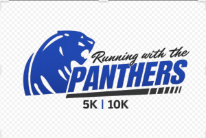 Running with the Panthers Logo