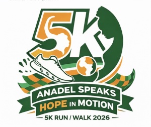 Anadel Speaks Hope In Motion 5K logo