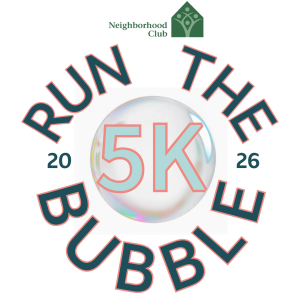 Run The Bubble 5K logo