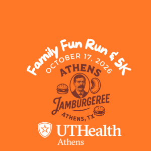 Black-eyed Pea 2026 Fun Run & 5K sponsored by UT Health Athens logo