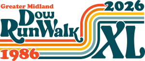 Greater Midland Dow RunWalk logo