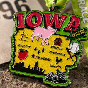 Race Through Iowa 1M, 5K, 10K, 13.1, 26.2 logo