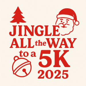 Jingle All the Way to a 5K! The We Run Gwinnett! Series Championship logo