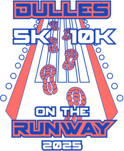 Dulles 5K/10K on the Runway logo
