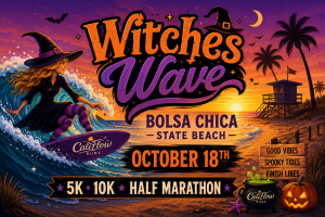 Witches Wave - Halloween Run 5K, 10K, and Half Marathon by Califlow Runs homepage