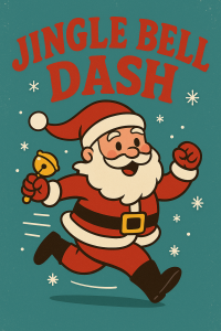 The Jingle Bell Dash 5K, 10K and Half Marathon homepage