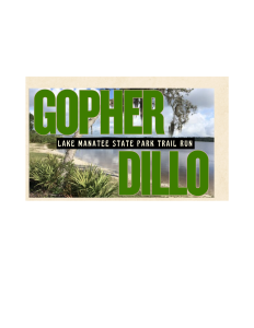 Gopherdillo Trail Run logo