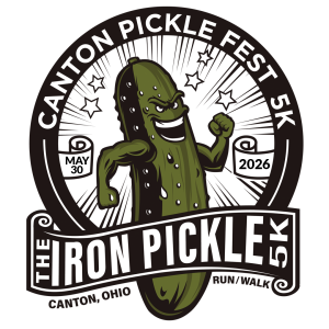 The Iron Pickle 5k presented by Canton Pickle Fest logo