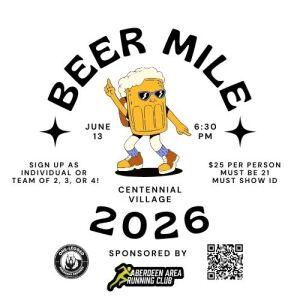 Aberdeen Area Running Club Beer Mile 2026 home