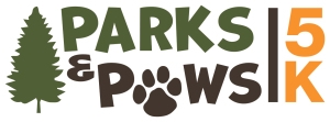 Parks & Paws 5K Fun Run logo