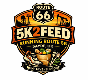 5K2FEED RUNNING ROUTE 66- Sayre Food Pantry logo