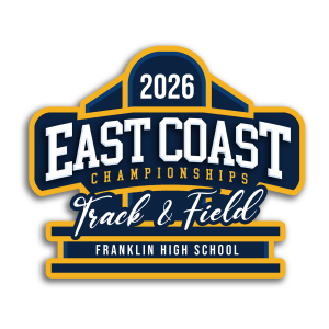 The 2026 East Coast Track and Field Championships logo