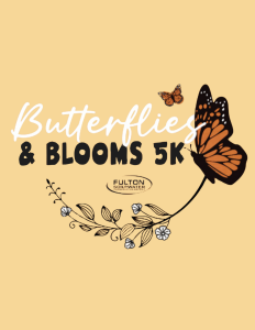 Butterflies & Bouquets 5K logo