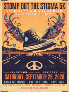 Stomp Out The Stigma 5K logo