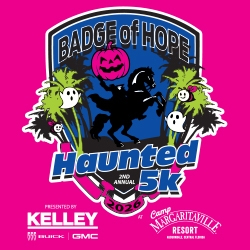 Badge of Hope Haunted 5K logo