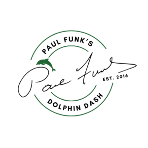 Paul Funk's Dolphin Dash logo