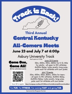 Central Kentucky All-Comers Track Meet 2026