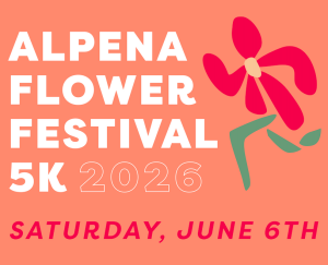 Alpena Flower Festival 5K Run and Walk logo