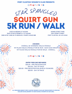Star Spangled Squirt Gun Run 5k logo