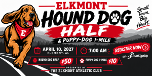 The Elkmont Hound Dog Half home