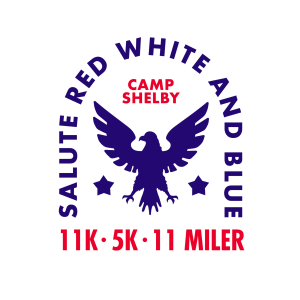 Salute Red, White, and Blue logo