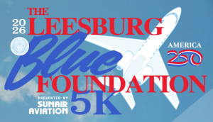 The Leesburg Blue Foundation 5K logo