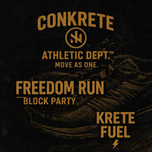 Freedom Run Presented by Conkrete Athletic Department logo