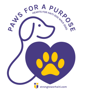 Paws for a Purpose, Hearts for Haiti Dog Walk home