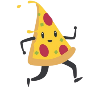 The WisePies Pizza Run logo