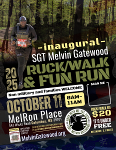 Inaugural Sgt Melvin Gatewood 2025 Ruck/Walk & Fun Run home