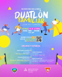 Family Duathlon "Con Fe y Amor" (Faith and Love) home