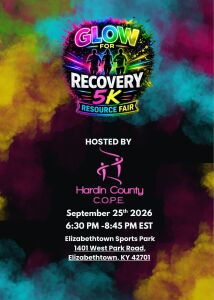 Glow for Recovery 5K Run/Walk logo
