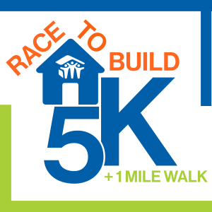 Race to Build 5K and 1-Mile Walk logo