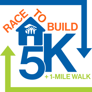 Race to Build 5K and 1-Mile Walk logo