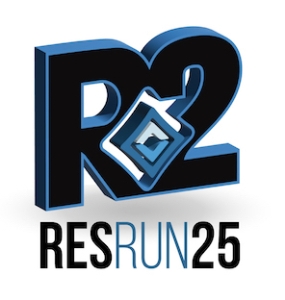 R2 - ResRUN25 logo