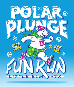 Little Elm Polar 5K Run &  Plunge home