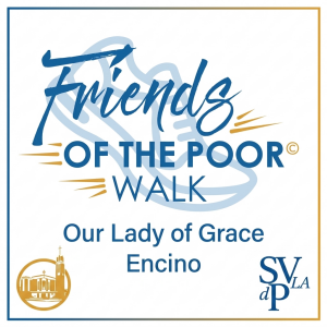 Friends of the Poor Walk at OLG Encino logo