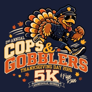 Gainesville's Thanksgiving Day Cops & Gobblers 5K home
