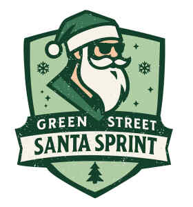 Green Street Santa Sprint logo