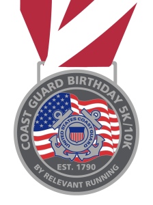 Coast Guard Birthday "Live Virtual" 5k/10k home